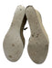 See By Chloe Shoe Size 39 Black, Beige, White Suede Upper Eyelet Floral Wedges Black, Beige, White / 39