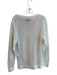 Rag & Bone Size Medium White Cotton V Neck Long Sleeve Open Knit Top White / Medium