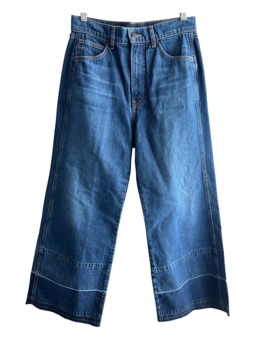 Veronica Beard Jeans Size 28 Medium Wash Cotton Button & Zip High Rise Jeans Medium Wash / 28