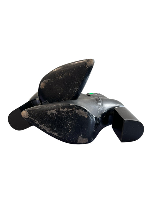 Alexander Wang Shoe Size 41 Black Leather Pointed Toe Side Zip Boots Black / 41