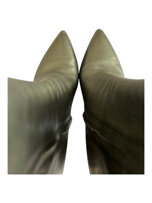 Alexander Wang Shoe Size 41 Black Leather Pointed Toe Side Zip Boots Black / 41