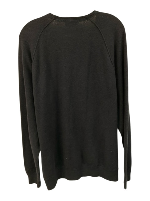 Peter Millar Size XL Navy Blue Cotton Solid Crewneck Men's Sweater Navy Blue / XL