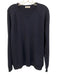 Peter Millar Size XL Navy Blue Cotton Solid Crewneck Men's Sweater Navy Blue / XL
