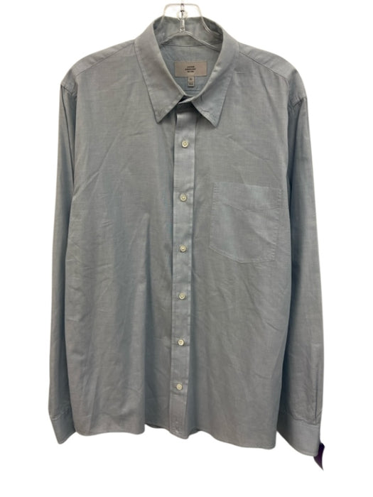 Jack Spade Size XL Blue & White Cotton Button Down Men's Long Sleeve Shirt Blue & White / XL