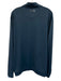 Peter Millar Size XL Navy Blue Polyester Solid Quarter Zip Long Sleeve Shirt Navy Blue / XL