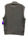 Barbour Size L Navy Blue & Gray Cotton Men's Vest Navy Blue & Gray / L