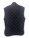 Barbour Size L Navy Blue & Gray Cotton Men's Vest Navy Blue & Gray / L