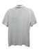 Versace Collection Size L White & Black Cotton Blend Solid Polo Short Sleeve White & Black / L