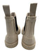 Hunter Shoe Size 7 Cream & Black Rubber Elastic Side Ankle Rainboot Booties Cream & Black / 7
