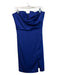 Aidan Mattox Size 12 Royal Blue Polyester Back Zip Strapless V Neck Dress Royal Blue / 12