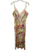 Favorite Daughter Size 12 Purple, Orange & Cream Viscose Spaghetti Strap Dress Purple, Orange & Cream / 12