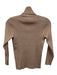 Tuckernuck Size XS Beige Brown Rayon & Nylon Turtleneck Rib Knit Sweater Beige Brown / XS
