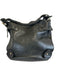 Burberry Black Pebble Leather Gold hardware Snaps Shoulder Bag Black / L