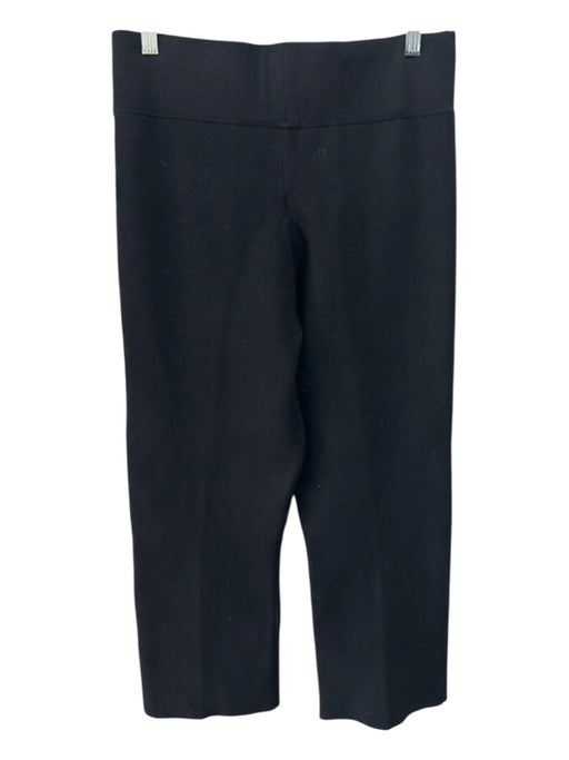 J. Crew Size L Black Viscose & Polyester Elastic Waist Pleated Pants Black / L