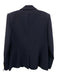 Veronica Beard Size 14 Navy Poly Blend One Button Lapels Pockets Blazer Navy / 14