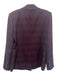 Veronica Beard Size 12 Purple Wool & Polyester Gold Tone Buttons Coat Purple / 12