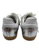 Adidas Shoe Size 8 Silver & White Leather Metallic Gum Sole Sneakers Silver & White / 8