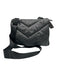 CAARA x ATHLETA Black Nylon Puffer Crossbody Bag Black