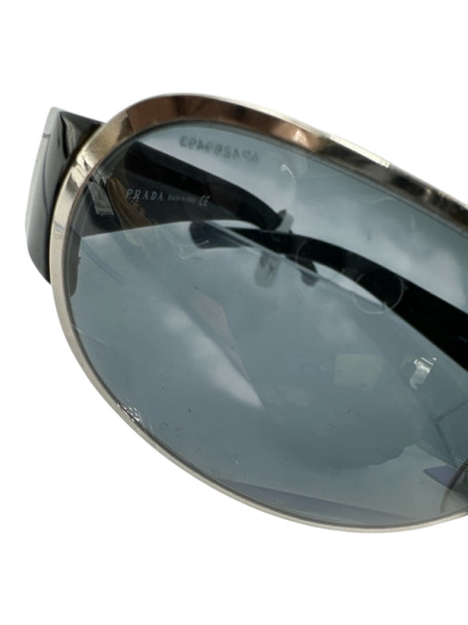 Prada Black & Silver Acetate case incl Sunglasses Black & Silver