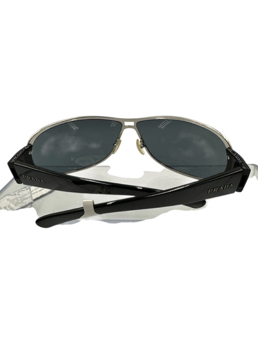 Prada Black & Silver Acetate case incl Sunglasses Black & Silver