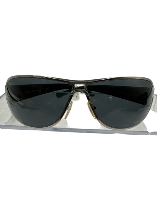 Prada Black & Silver Acetate case incl Sunglasses Black & Silver