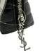 Saint Laurent Black Leather Cosmetic Black