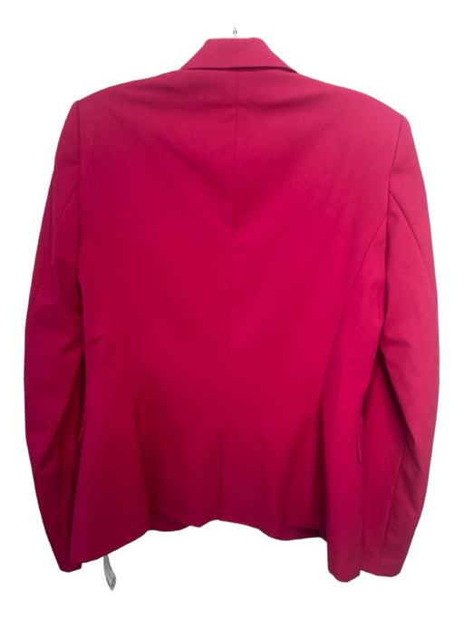 Zara Size 6 Fuschia Pink Blazer Shoulder Pads Mid Rise Tapered Pant Set Fuschia Pink / 6