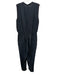 Madewell Size 6 black, burgundy, orange Silk Embroidered Elastic Waist Jumpsuit black, burgundy, orange / 6