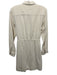 Rails Size S Cream Cotton Gauze Button Front Long Sleeve Tie Detail Dress Cream / S