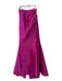 Belle Badgley Mischka Size 4 Fuschia Pink Polyester gathered side Side Zip Skirt Fuschia Pink / 4