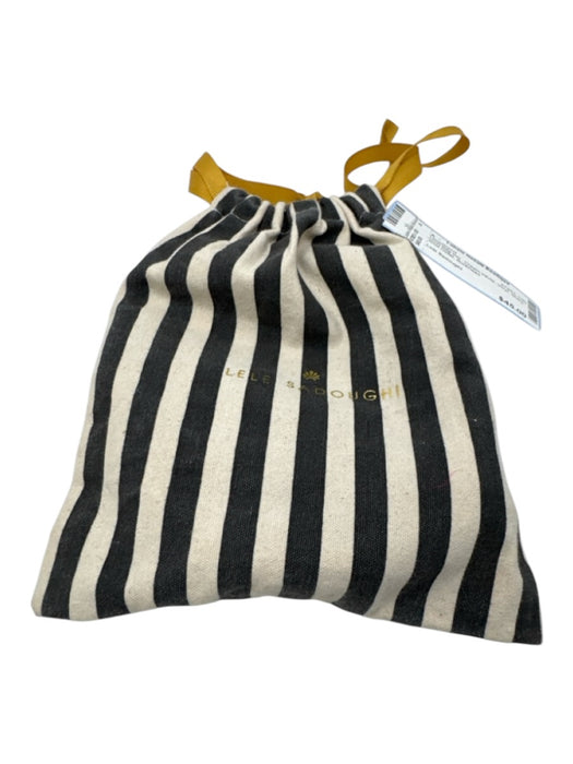 Lele Sadoughi Cream White Vinyl Shiny Knot Detail Headband Cream White