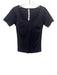 Lululemon Size 6 Dark Gray Nylon Short Sleeve Ribbed Shelf Bra Top Dark Gray / 6