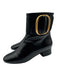 See By Chloe Shoe Size 38 Black Leather Gold hardware Buckle Almond Toe Boots Black / 38
