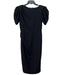 Alexia Admor Size M Black Gold Hardware Puff Cap Sleeve Wide Neck Dress Black / M