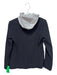 Veronica Beard Size 00 Black & Gray Nylon Blend Blazer Hood Zip Up Jacket Black & Gray / 00