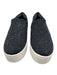 Vince Shoe Size 6 Blue & Black Wool Blend Round Toe Tweed Elastic Sneakers Blue & Black / 6