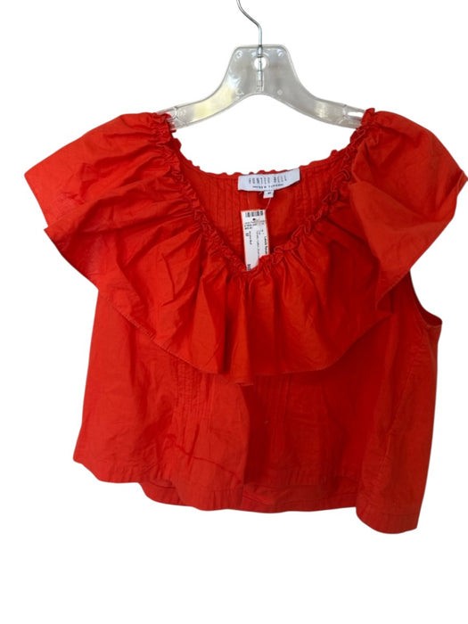 Hunter Bell Size M Tomato Cotton Short Sleeve Top Tomato / M