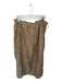 J. Crew Size XXL Tan Lycocell & Cotton Elastic Waist Crinkle Maxi Skirt Tan / XXL