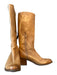 Sam Edelman Shoe Size 8 Tan Leather Heel Almond Toe Knee Length Boots Tan / 8