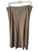 J Crew Size L Taupe Polyester Elastic Waist Maxi Skirt Taupe / L