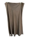 J Crew Size L Taupe Polyester Elastic Waist Maxi Skirt Taupe / L