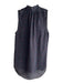 Veronica Beard Size 2 Black Silk Sleeveless V Neck Flower Print Top Black / 2