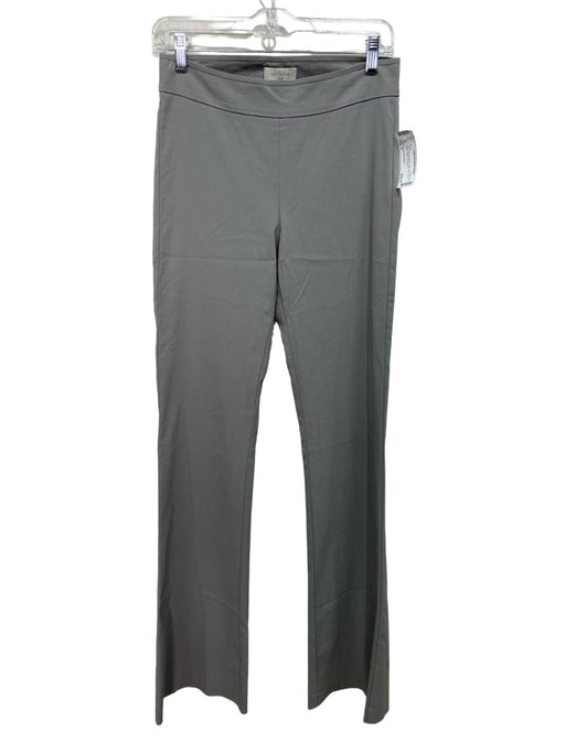 Avenue Montaigne Size 4 Gray Viscose Blend High Rise Flare Elastic Waist Pants Gray / 4