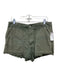 Hudson Size 31 Green Cotton Denim Button Fly Raw Hem Carpenter Pocket Shorts Green / 31