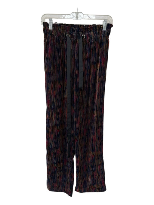 Antik Batik Size S Multi Velvet Drawstring Lines Pants Multi / S