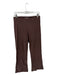 Avenue Montaigne Size 6 Brown & Maroon Print Viscose Blend Kaleidoscope Pants Brown & Maroon Print / 6