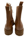 Gianvito Rossi Shoe Size 38.5 Brown Leather round toe Ankle Side Panel Booties Brown / 38.5