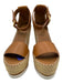 SeeByChloe Shoe Size 39 Brown & Beige Leather Ankle Buckle Platform Sandals Brown & Beige / 39