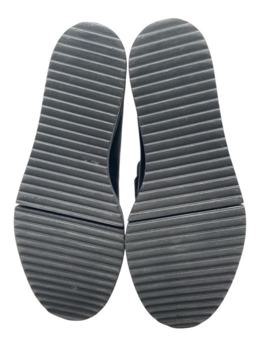 Robert Clergerie Shoe Size 38 Black Leather Platform Rubber Sole Loafers Black / 38