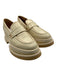 Robert Clergerie Shoe Size 39 Cream Leather Platform Rubber Sole Loafers Cream / 39